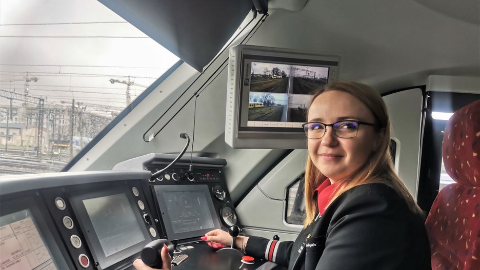 maszynista maszynistka Sylwia Świder