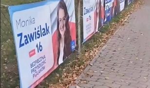 Ksiądz niezadowolony z banerów PiS-u. "Mamy teraz problem"