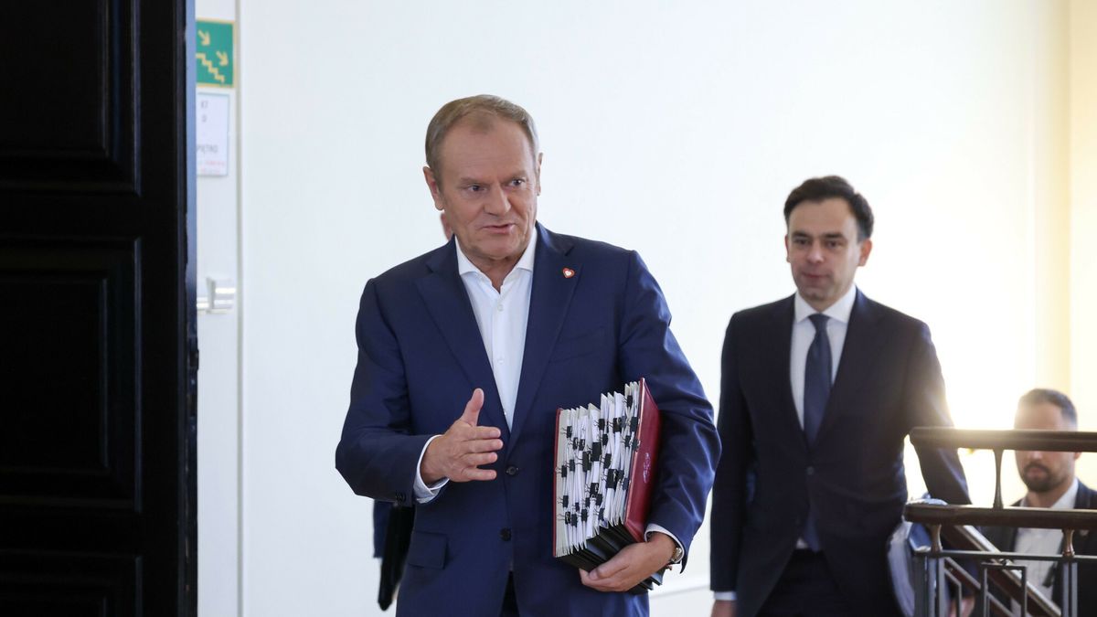 Posiedzenie rz?du
29.10.2024 Warszawa KPRM Posiedzenie rzadu Donalda Tuska fot. Jacek Dominski/REPORTER
N/z: Donald Tusk, Andrzej Domanski
Jacek Dominski/REPORTER