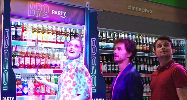 Żabka reklamuje promocję BroParty (wideo)