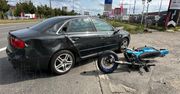 Białołęka: Zderzenie motocyklisty z autem. Jedna osoba została ranna