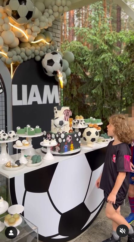 Marina i Wojtek Szczęśni świętują szóste urodziny Liama