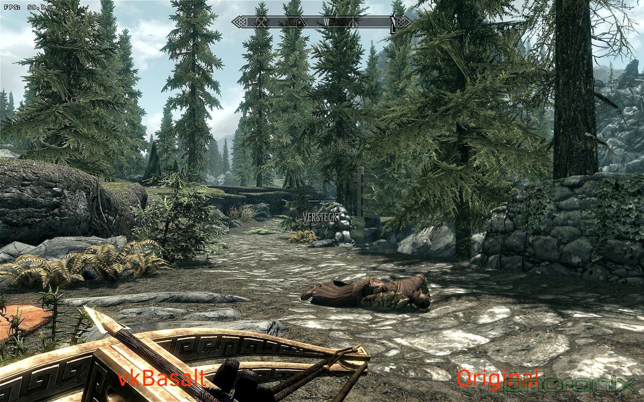 vkBasalt w akcji, fot. Phoronix.com