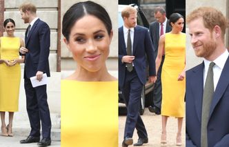 Meghan Markle i książę Harry trzymają się za ręce w drodze na bankiet (ZDJĘCIA)