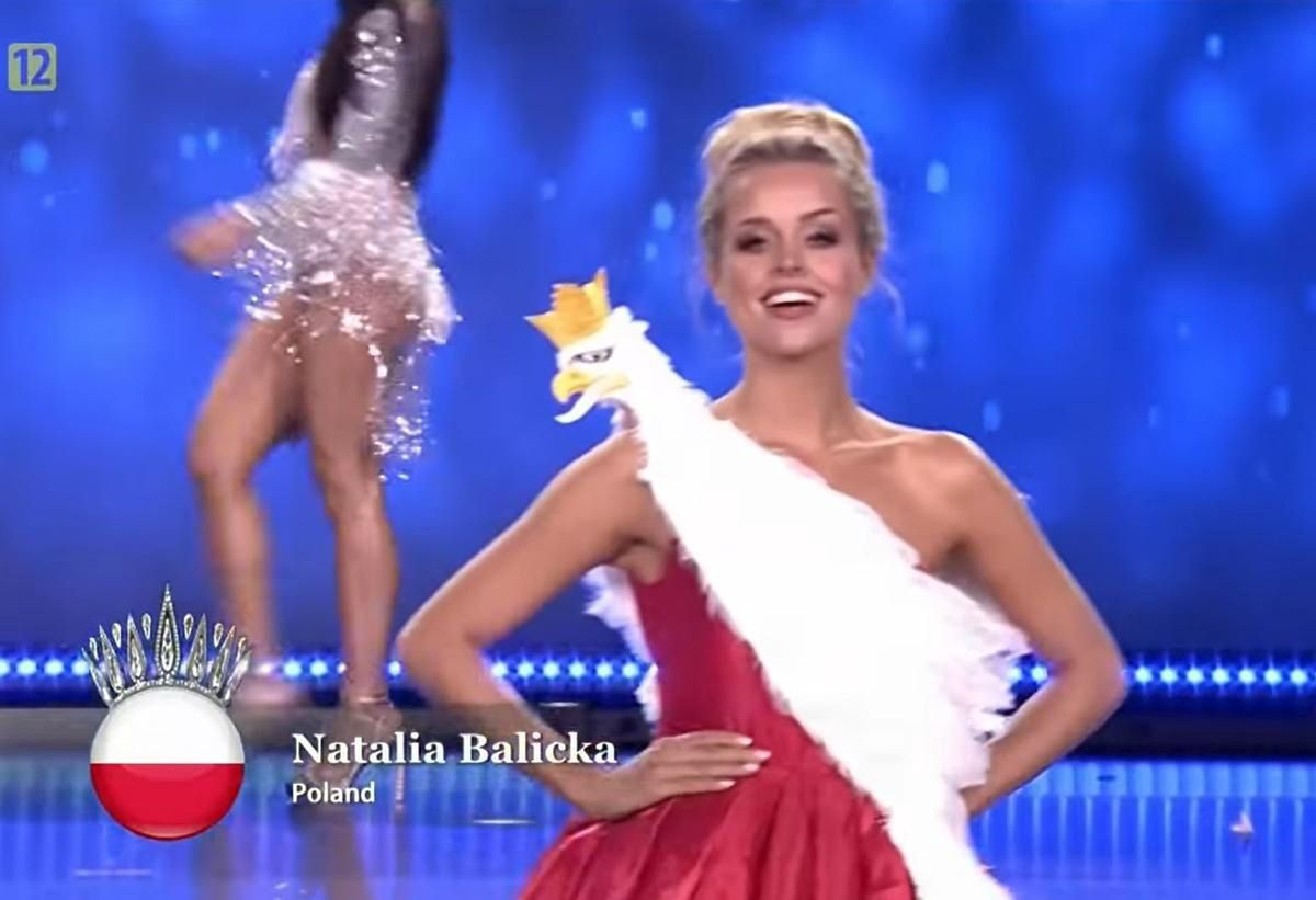 Natalia Balicka i jej sukienka na tegorocznym konkursie Miss 