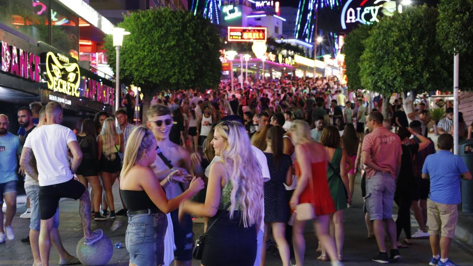 Holiday Season Heats Up On The Balearic Island of Majorca
MAGALUF, SPAIN - JUNE 30: Tourists visit the popular Punta Ballena strip on June 30, 2019 in Magaluf, Spain. Magaluf, where most of the nightclubs and bars are located, is one of the main destinations for British tourists during the summer season. (Photo by Clara Margais/Getty Images)
Clara Margais