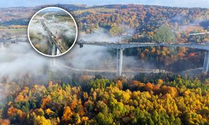 80 metrów nad ziemią. Budują najwyższą estakadę w Polsce