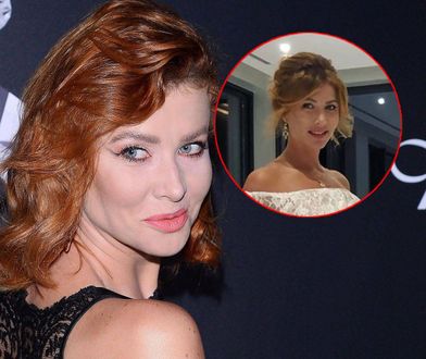 Agata Załęcka pochwaliła się suknią "poweselną". To kreacja od znanej projektantki