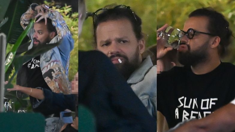 Michał Piróg bawi się na mieście