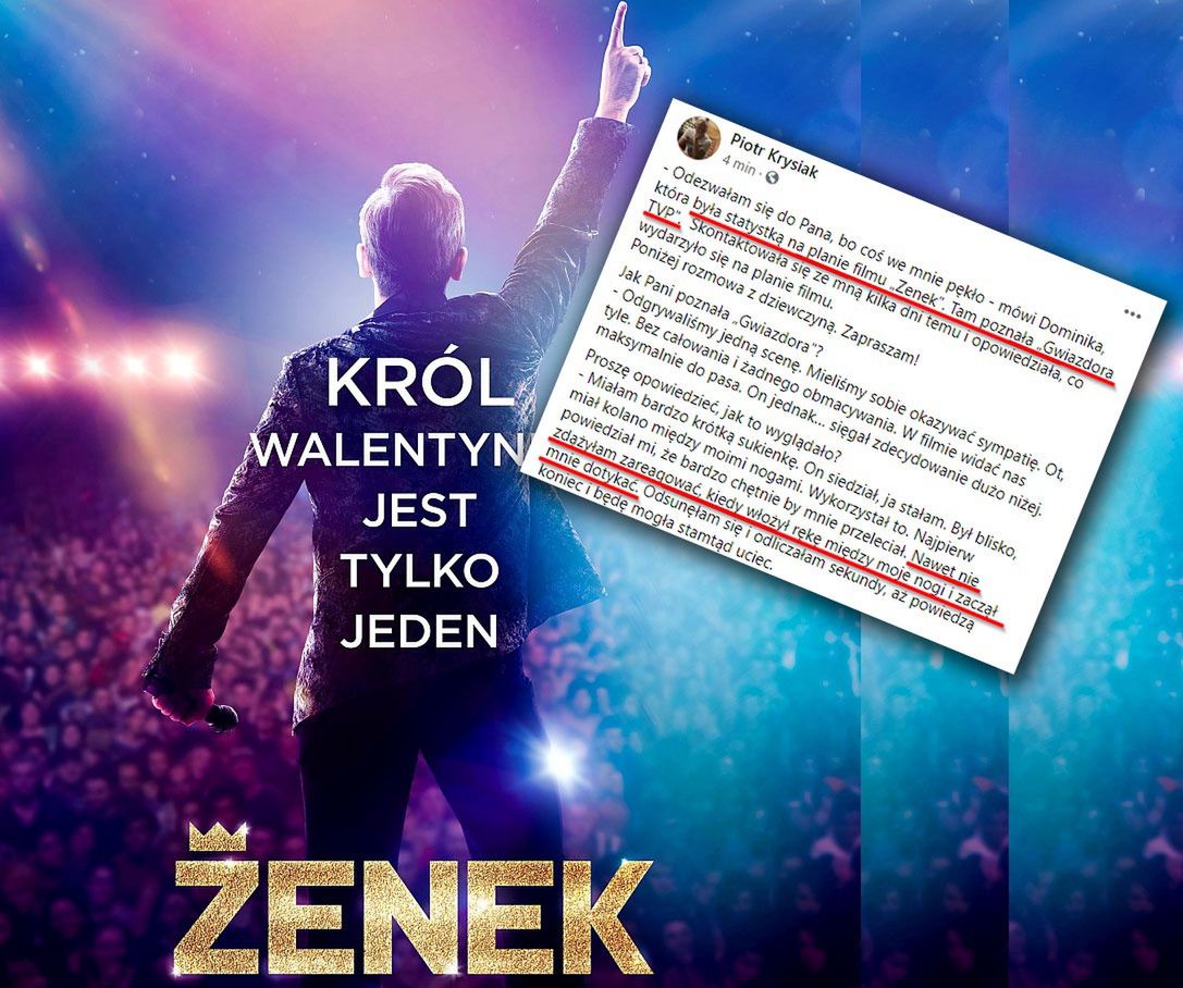 Gwiazdor TVP miał molestować statystkę na planie "Zenka".