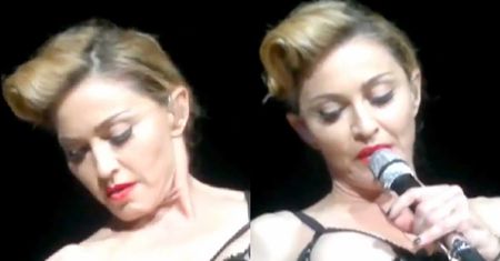 Madonna POKAZUJE SUTEK na koncercie! (WIDEO)