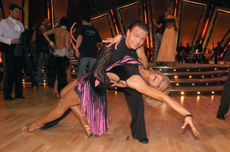 Katarzyna Skrzynecka w "Tańcu z gwiazdami" w 2005 roku