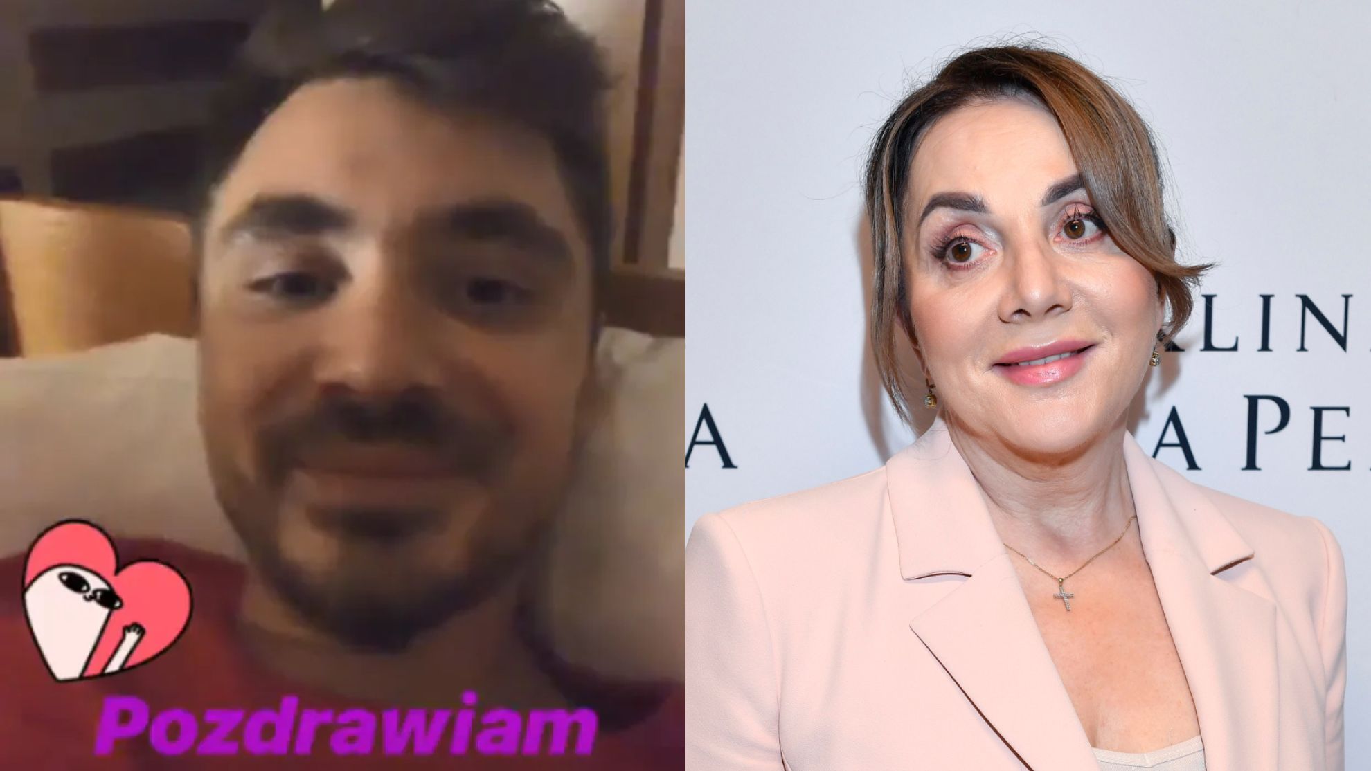 Daniel Martyniuk i jego mama, Danuta Martyniuk