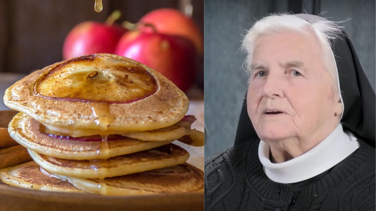 Siostra Aniela robi najlepsze racuchy. Są puszyste niczym chmurka