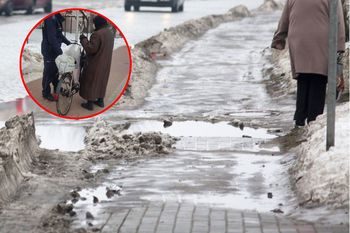 Zziębnięta seniorka prosiła o pomoc. Zareagowały służby