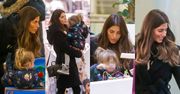 Weronika Rosati z malutką Elizabeth robi w Warsaw świąteczny shopping (ZDJĘCIA)