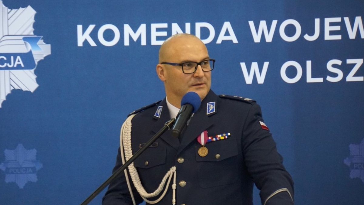 Tomasz Krauz odszedł ze stanowiska komendanta wojewódzkiego policji w Olsztyna