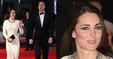 Piękna Kate Middleton na premierze filmu o Mandeli