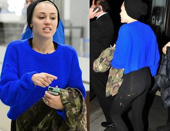 Miley w brudnych legginsach!