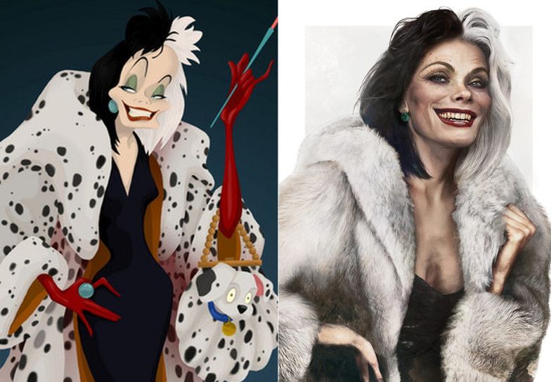 Cruella de Mon ze "101 Dalmatyńczyków"