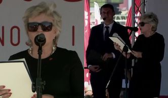 Krystyna Janda odczytała Deklarację wolności i solidarności: "Chcemy lepszej polityki!"