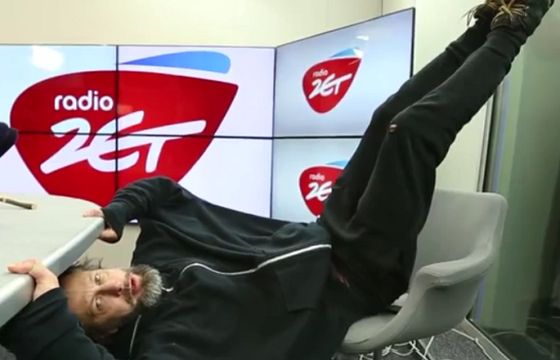 Szaman Majewski usunął dla Moniki Olejnik „parcie i wściek” ze studia Radia ZET (wideo)