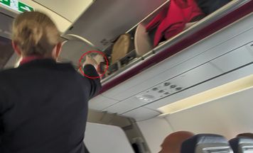 Wideo z samolotu do Polski. Pasażerowie nie dowierzali