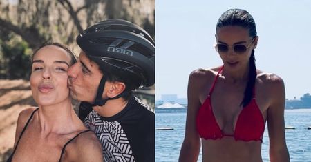Agnieszka Włodarczyk w BIKINI chwali się zgrabną sylwetką w wieku 44 lat, a Karaś obdarowuje ją komplementem: "Moja śliczna"