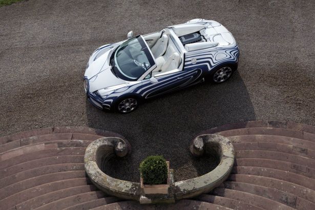 Przyprawiony porcelaną Veyron Grand Sport - edycja L'Or Blanc
