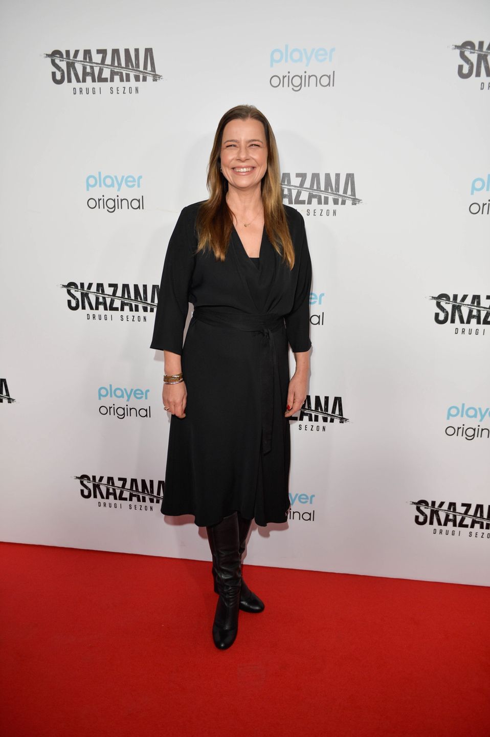 Agata Kulesza promuje drugi sezon serialu "Skazana"