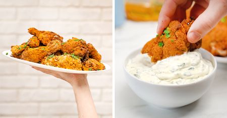 Chrupiący kurczak z woreczka strunowego. Lepszy niż w KFC