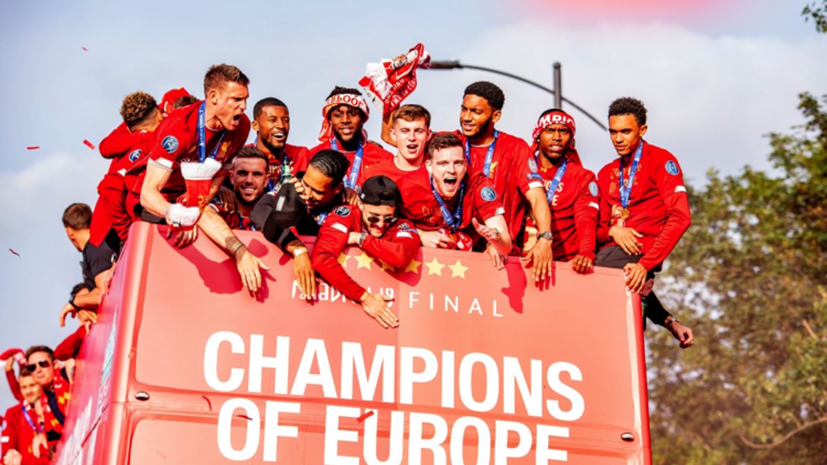 Parada Liverpool FC po wygraniu Ligi Mistrzów