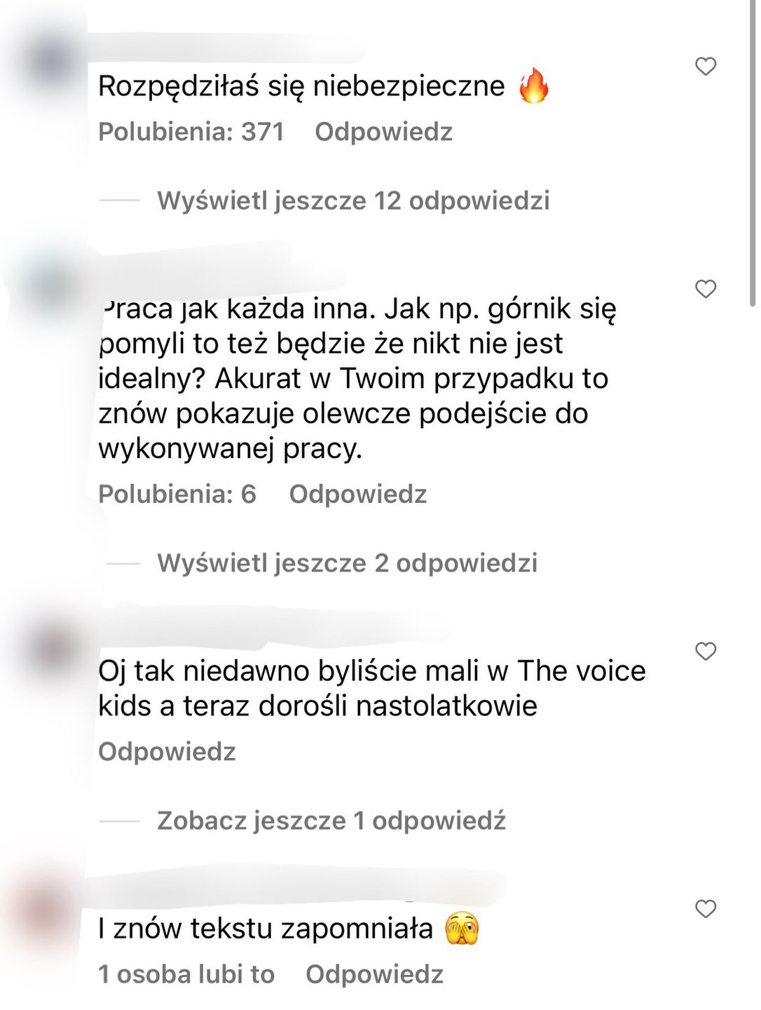 Internauci reagują na wpis Viki Gabor 