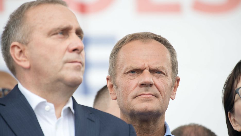 Grzegorz Schetyna i Donald Tusk