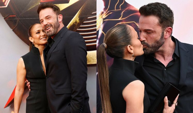 Zakochany Ben Affleck namiętnie całuje Jennifer Lopez