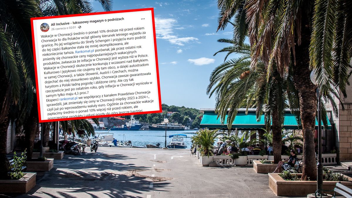 Chorwacja nie jest już najtańszym miejscem wakacyjnych wojaży