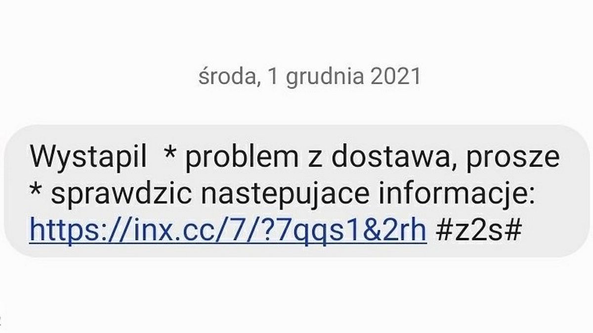 Niektórzy otrzymali podejrzanego SMS-a