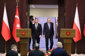 Prezydent Duda z wizytą w Turcji. Rozmawiał o "potencjalnej wymianie gospodarczej"