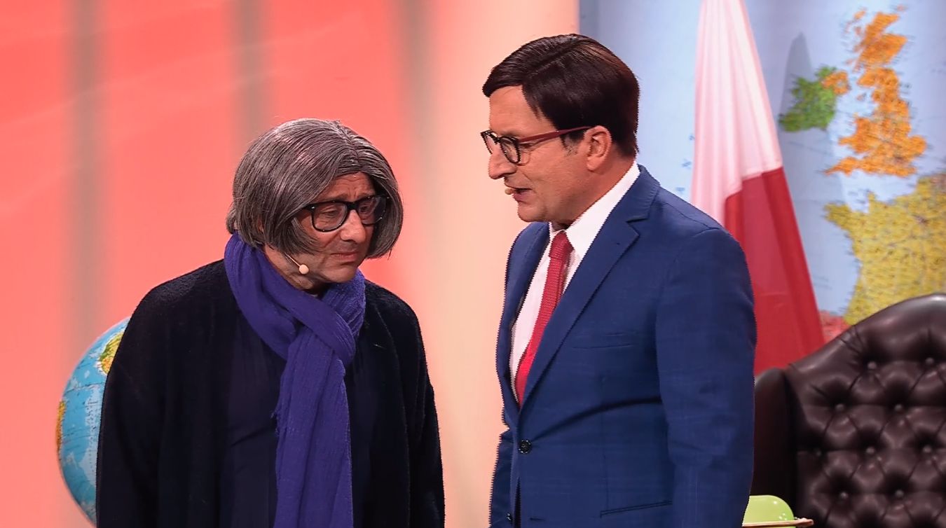 Skecz o konflikcie władzy z Agnieszką Holland