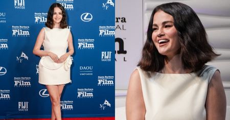 Selena Gomez lansuje się na festiwalu filmowym w Santa Barbara w kreacji OD POLKI. Ładnie?