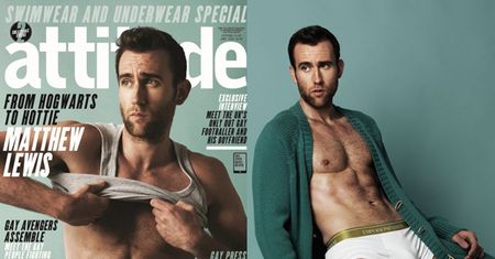 Matthew Lewis na okładce magazynu DLA GEJÓW!