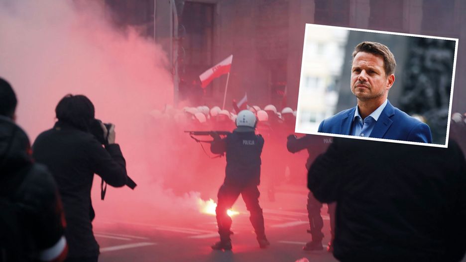 Marsz Niepodległości. Rafał Trzaskowski z pytaniami. "Gdzie Kaczyński?"