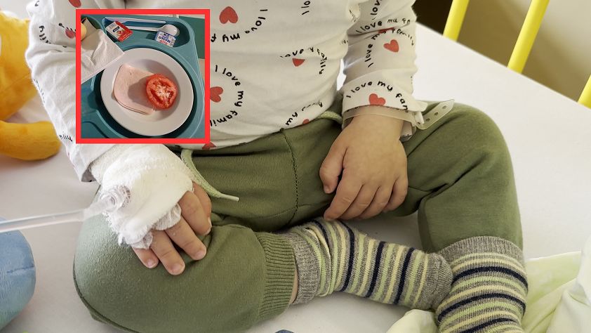 Zaskakujący posiłek dla niemowlaka w szpitalu. Mama pokazała talerz