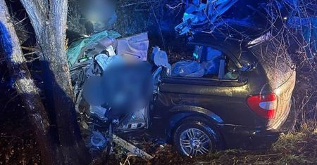 Nocna tragedia na drodze. Młody mężczyzna nie żyje