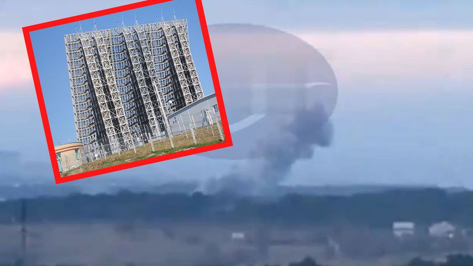 Zniszczony system radarowy Woroneż