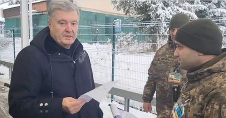 Poroszenko nie mógł przekroczyć granicy. Podał winnego