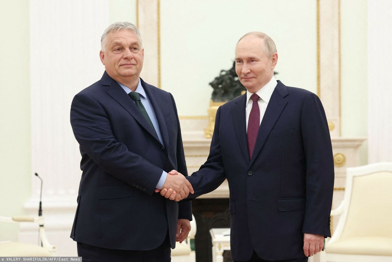 Spotkanie Putin - Orban w Moskwie. 