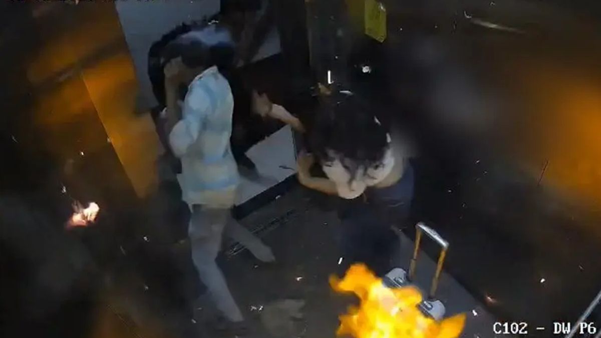 Nagranie z wybuchu balonów pojawiło się w mediach