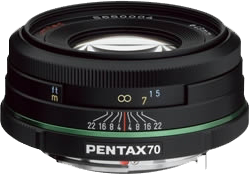 Pentax smc DA 70mm F2.4 AL Limited