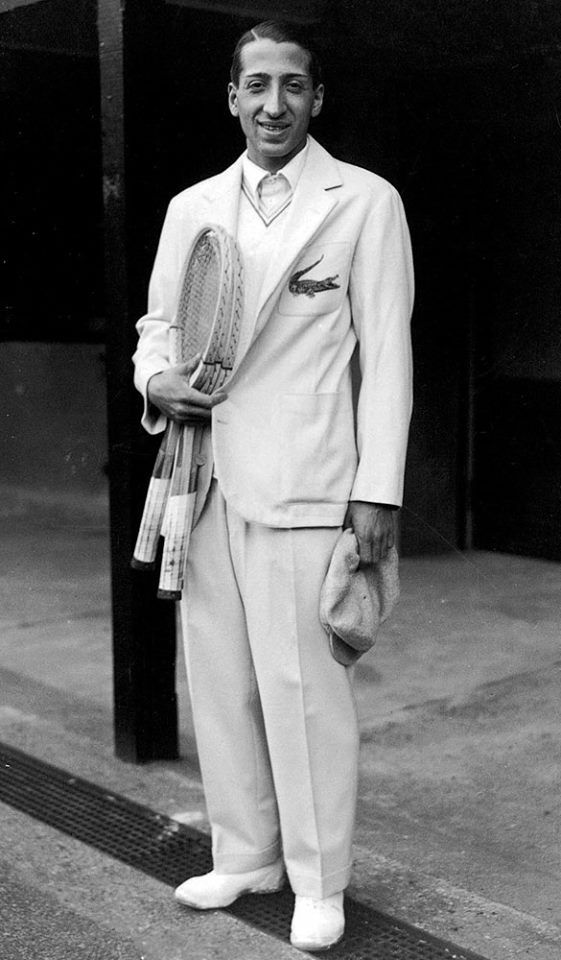René Lacoste - założyciel firmy odzieżowej i tenisista